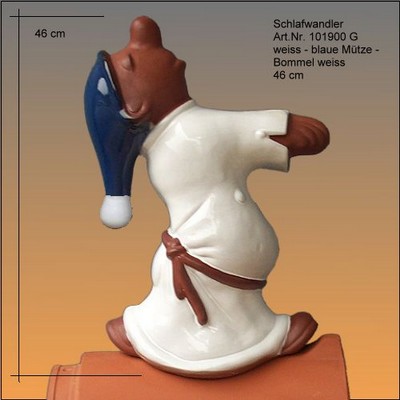Schlafwandler mit Bauch und Gürtel
