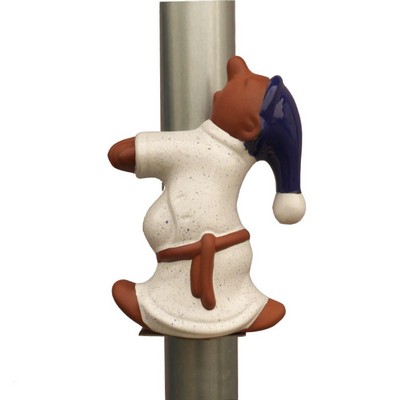 Schlafwandler als Fallrohrfigur mit Edelstahl