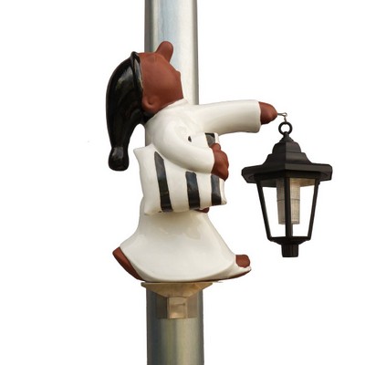 Schlafwandler mit Kissen als Fallrohrfigur