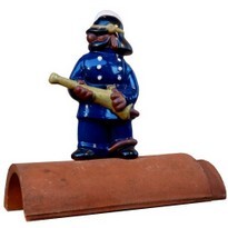dachschmuck, feuerwehrmann 32 cm