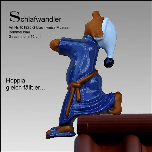 schlafwandler achim-gleicht fällt er-glasiert in verschiedenen farben