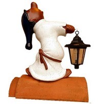 dachschmuck-schlafwandler mit laterne