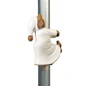 Schlafwandler auf dem Fallrohr
