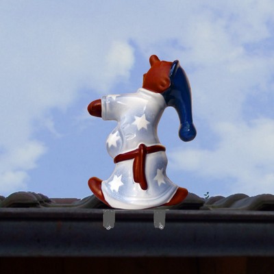 Schlafwandler als Rinnenfigur mit Edelstahl