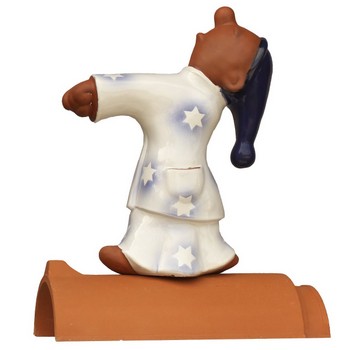 Dachschmuck Schlafwandler Wolfgang mit Rock